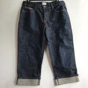 Levi’s 515 cotton dark wash capris Sz 8
